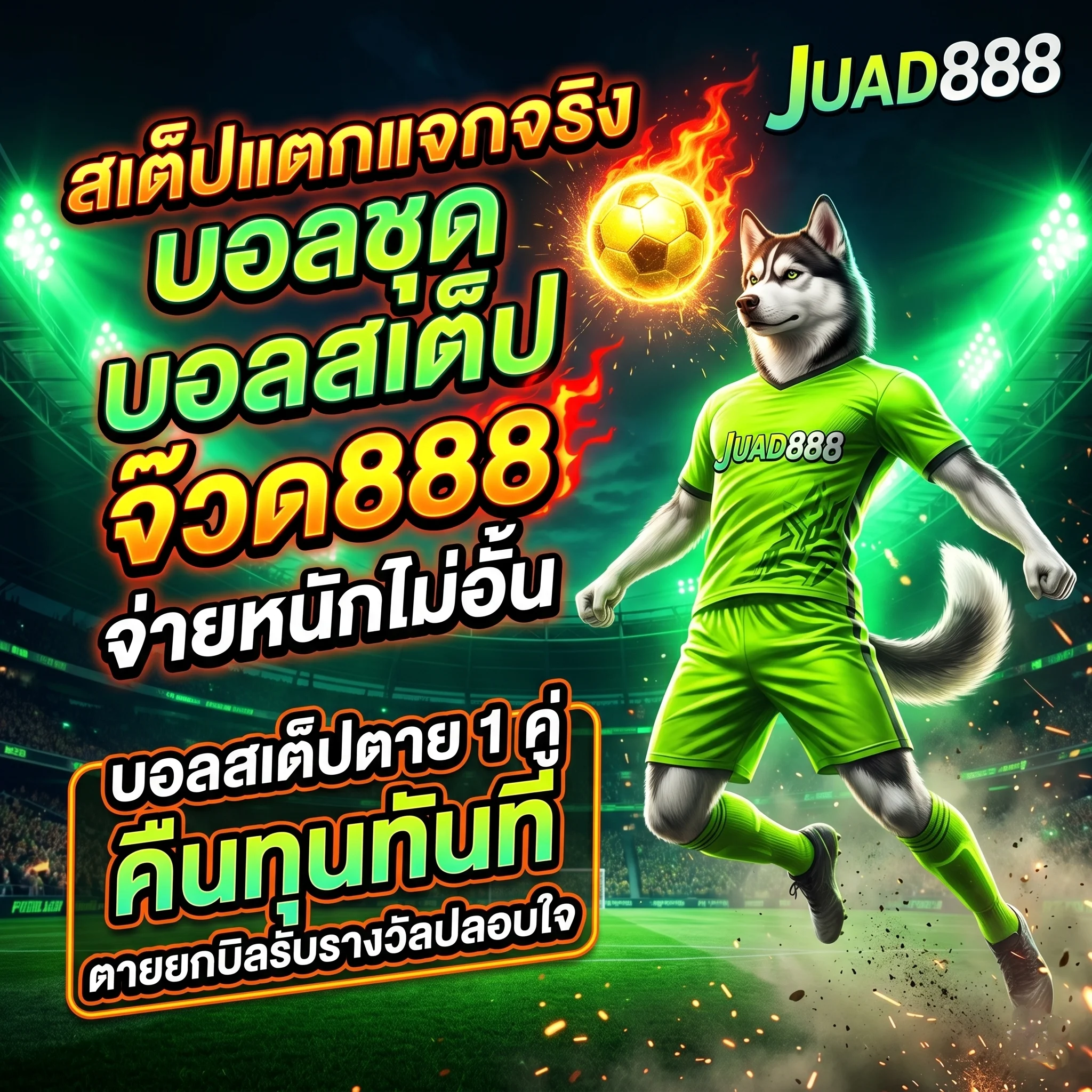 แทงบอลสเต็ป จ๊วด888 บอลชุดแตกแจกจริง จ่ายชัวร์ 100%
