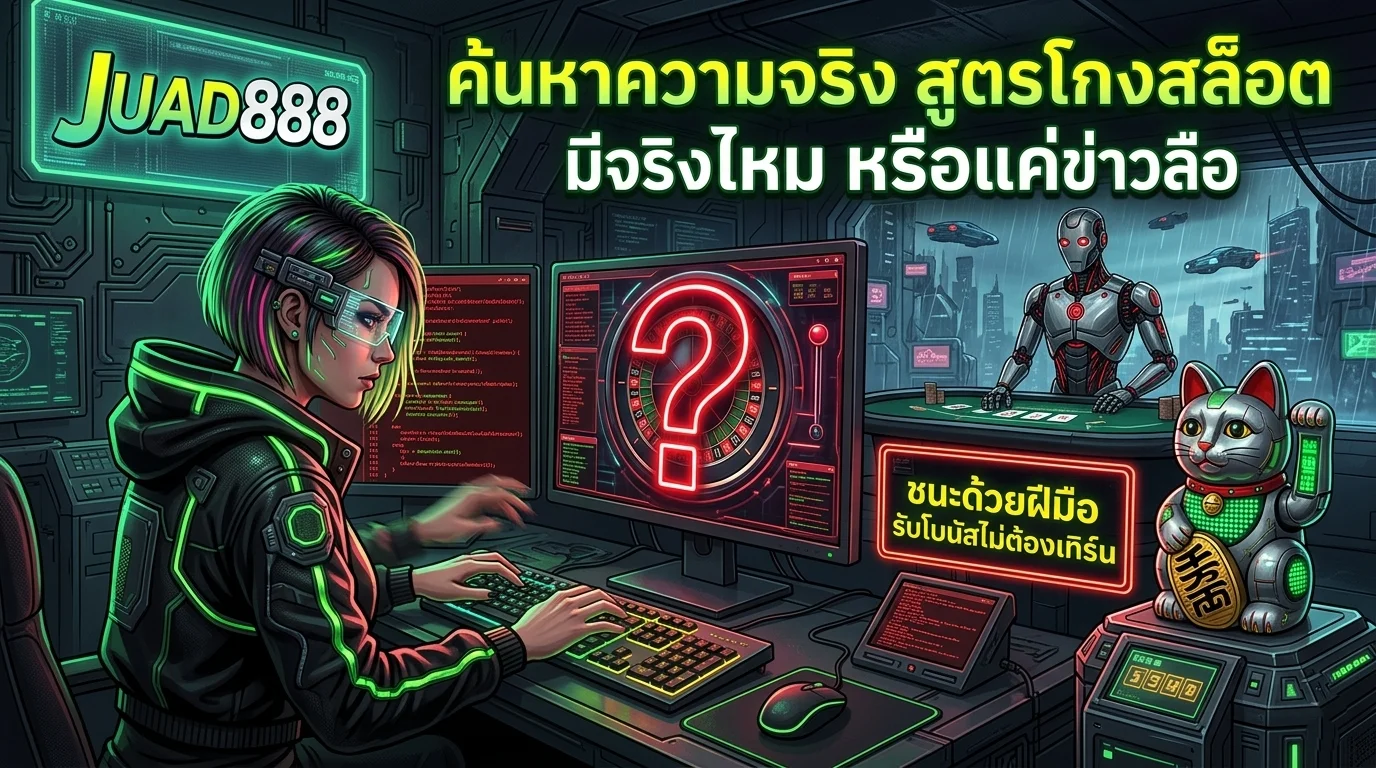 ตรวจสอบว่า สูตรโกงสล็อต มีจริงไหม