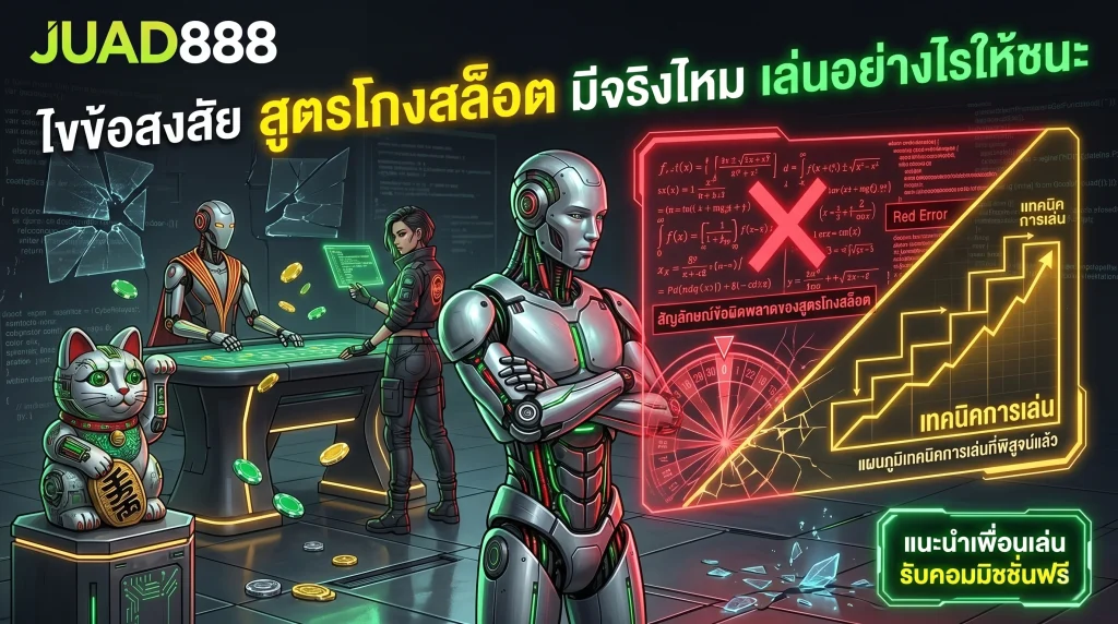 วิเคราะห์ไขความจริงเรื่อง สูตรโกงสล็อต มีจริงไหม และแนะนำวิธีเล่นที่ถูกต้อง